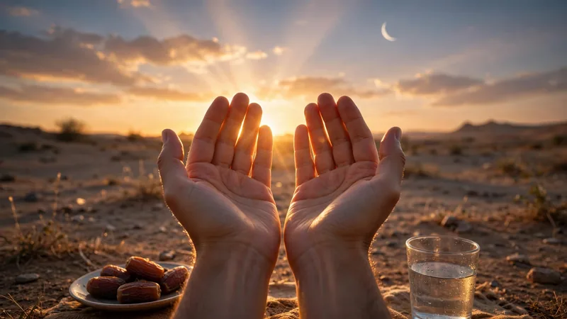 Iftar dua: authentic Arabic text with translation